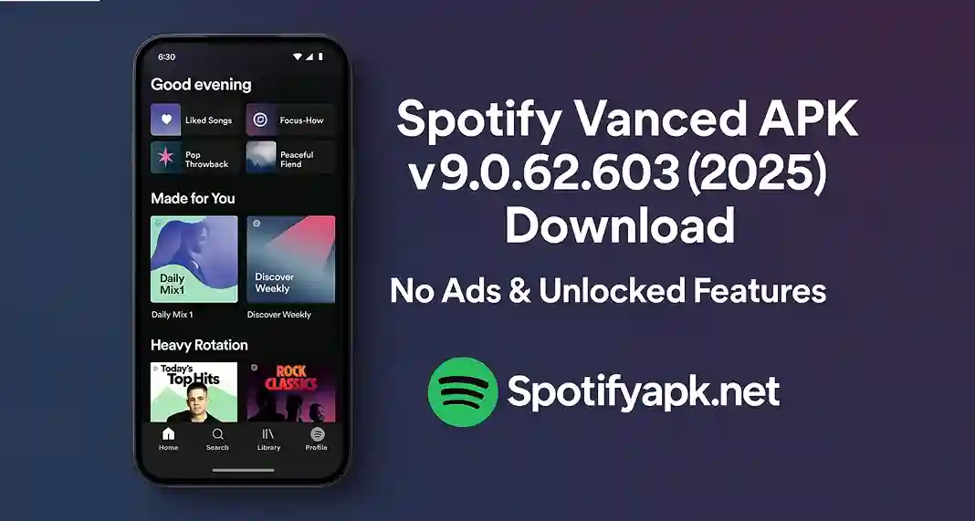 Spotify Vanced APK v9.0.62.603 (2025) Download – No Ads & Unlocked Features